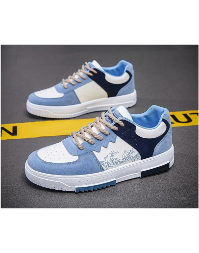 2023Men's Sneakers Flat Student Shoes Breathable Fashion Lace-Up Sneakers 2023Men's Sneakers Flat Student Shoes Breathable Fashion Lace-Up Sneakers